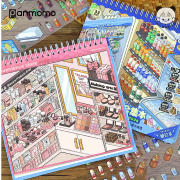 Convenience Store Miniature Collection DIY Sticker Book 